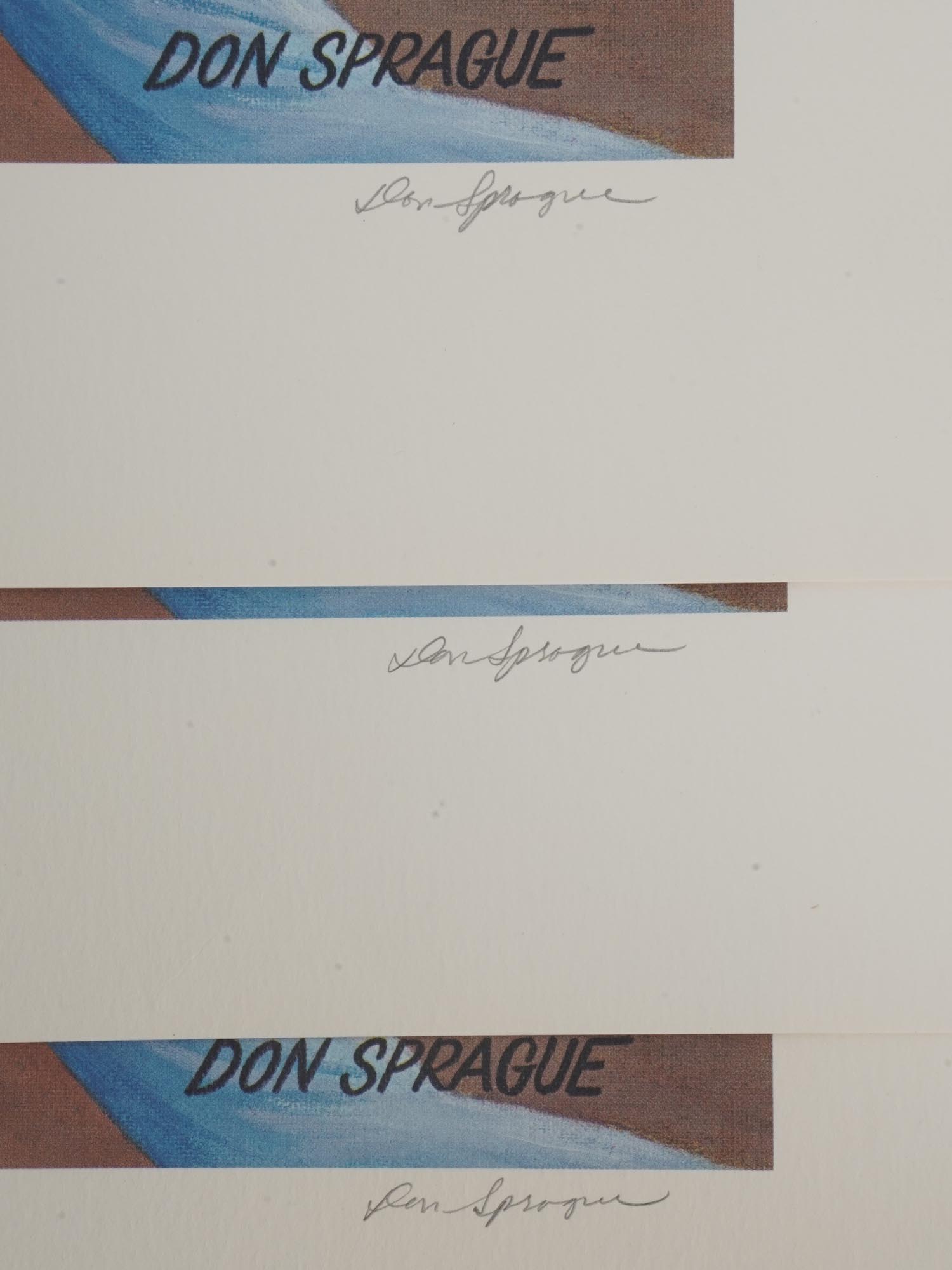 AUTOGRAPHED DALE MURPHY PORTRAITS BY DON SPRAGUE PIC-7